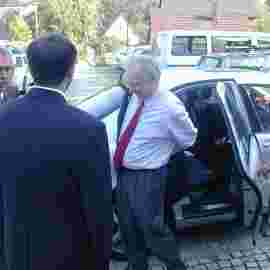 besuch von lothar sp&auml;th