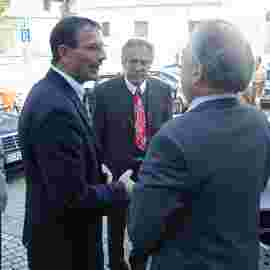 besuch von lothar sp&auml;th