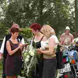 hochzeit motorrad