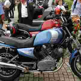 hochzeit motorrad