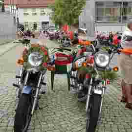 hochzeit motorrad