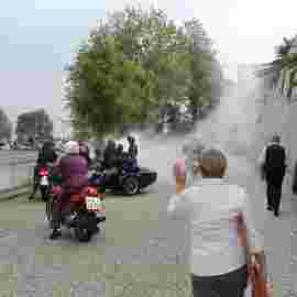 hochzeit motorrad