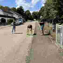 777 aufbau gr&uuml;ne mitte 09.07.2022