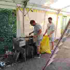 gartenmarkt auf/abbau 2024