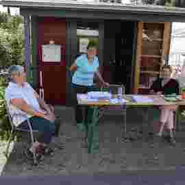 gartenmarkt auf/abbau 2024