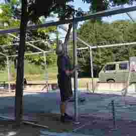 gartenmarkt auf/abbau 2024