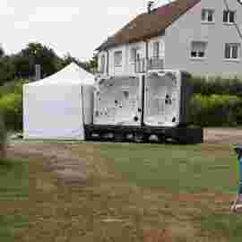 gartenmarkt auf/abbau 2024