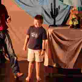 cowboy klaus und das pupsende pony/blinklicht theater, st. leon-rot