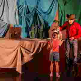 cowboy klaus und das pupsende pony/blinklicht theater, st. leon-rot