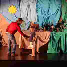 cowboy klaus und das pupsende pony/blinklicht theater, st. leon-rot