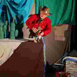 cowboy klaus und das pupsende pony/blinklicht theater, st. leon-rot