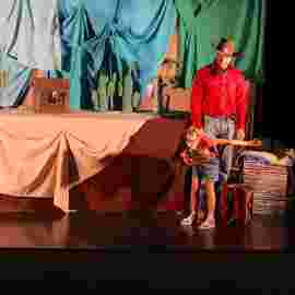 cowboy klaus und das pupsende pony/blinklicht theater, st. leon-rot