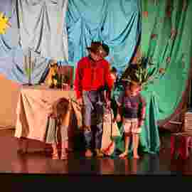 cowboy klaus und das pupsende pony/blinklicht theater, st. leon-rot