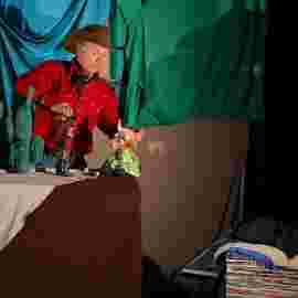 cowboy klaus und das pupsende pony/blinklicht theater, st. leon-rot