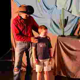 cowboy klaus und das pupsende pony/blinklicht theater, st. leon-rot