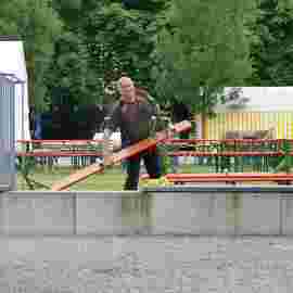 sommerfest auf/abbau
