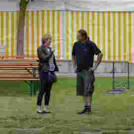 sommerfest auf/abbau