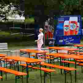 sommernachtsfest auf/abbau