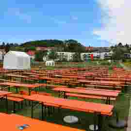 sommernachtsfest auf/abbau