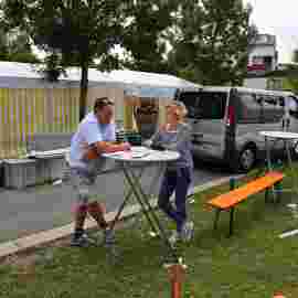 sommernachtsfest auf/abbau