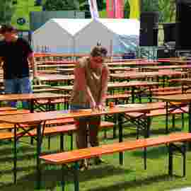 sommernachtsfest auf/abbau