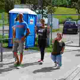 sommernachtsfest auf/abbau