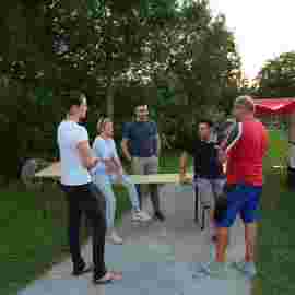 sommernachtsfest auf/abbau