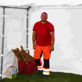 sommernachtsfest auf/abbau