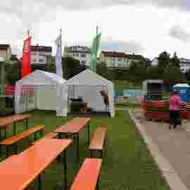 sommernachtsfest auf/abbau