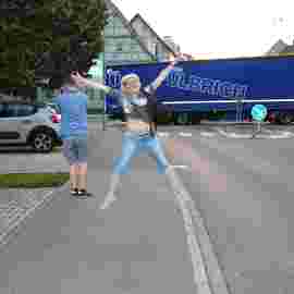 sommernachtsfest auf/abbau