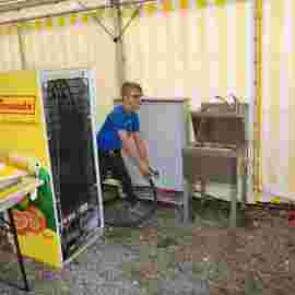 sommernachtsfest auf/abbau