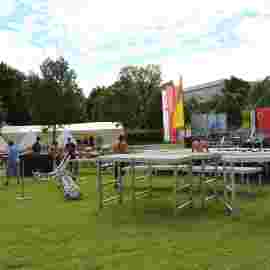 sommernachtsfest auf/abbau