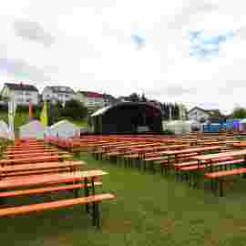sommernachtsfest auf/abbau