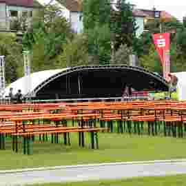 sommernachtsfest auf/abbau