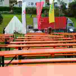 sommernachtsfest auf/abbau