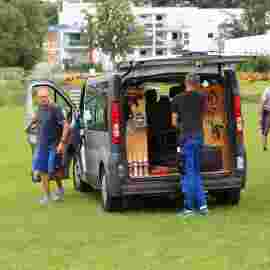 sommernachtsfest auf/abbau