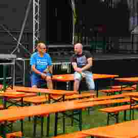 sommernachtsfest auf/abbau