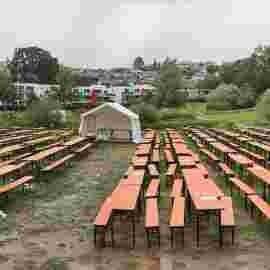 sommernachtsfest auf/abbau