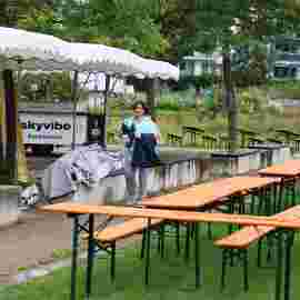 sommernachtsfest auf/abbau
