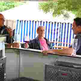 sommernachtsfest auf/abbau