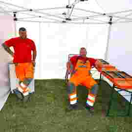 sommernachtsfest auf/abbau