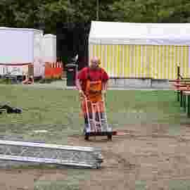 sommernachtsfest auf/abbau