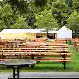 sommernachtsfest auf/abbau