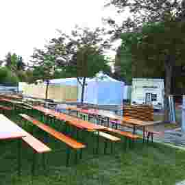 sommernachtsfest auf/abbau
