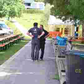 sommernachtsfest auf/abbau