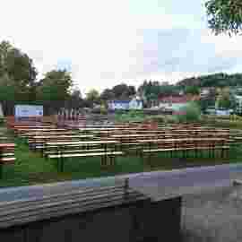 sommernachtsfest auf/abbau