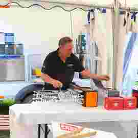 sommernachtsfest auf/abbau
