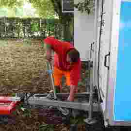 sommernachtsfest auf/abbau
