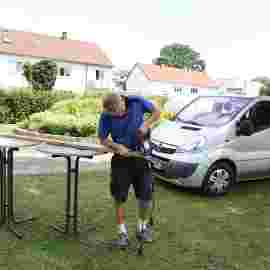 sommernachtsfest auf/abbau