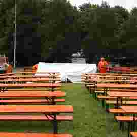 sommernachtsfest auf/abbau